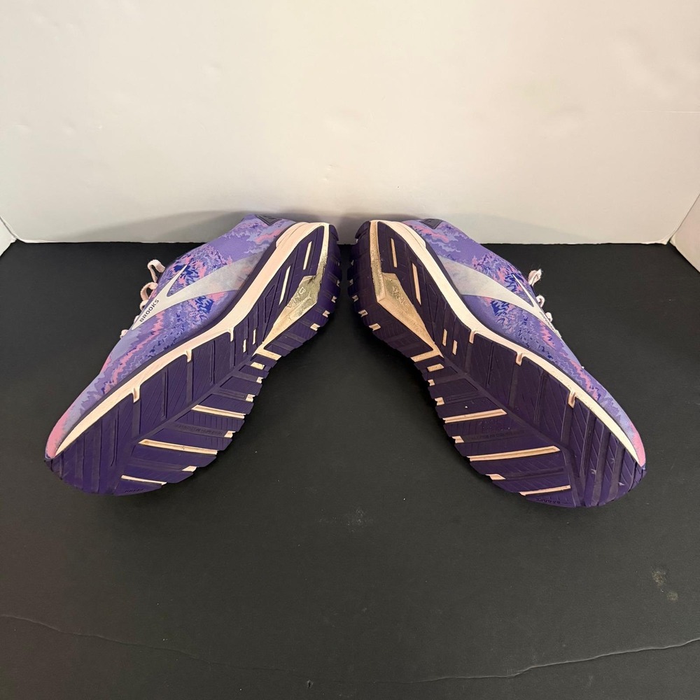 Brooks Revel 4 Together Victory Purple Pink Marble Running Shoes Size 10 - Picture 6 of 16